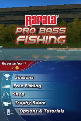 Rapala Pro Bass Fishing (USA) screen shot title